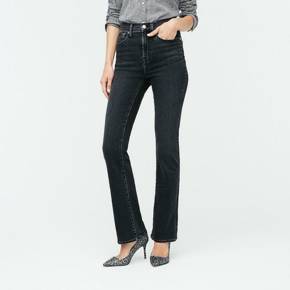 NWT J. Crew Full Length Demi Boot in Washed Black - Picture 2 of 16